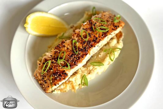 Paula Roy's Old Montreal Steak Spyce Crusted Salmon