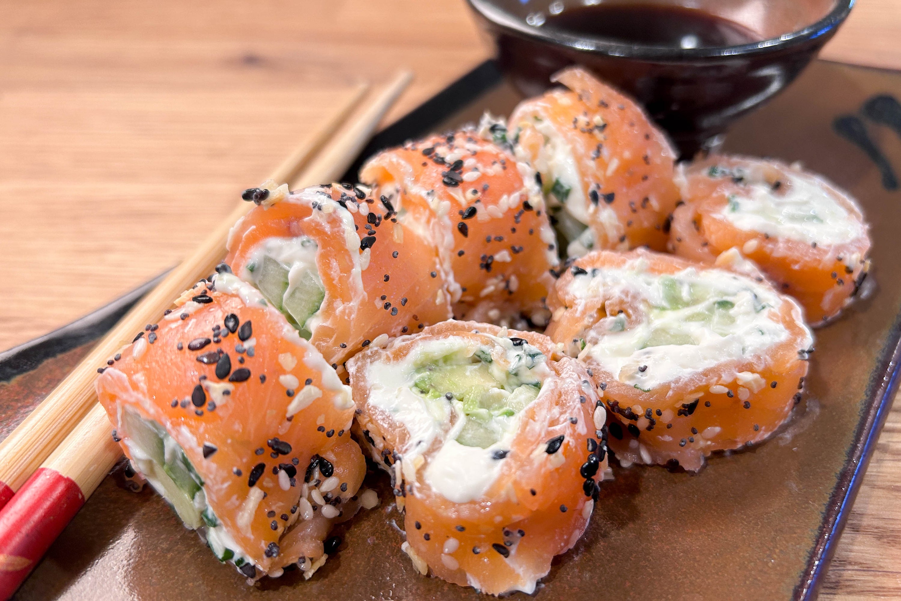 Smoked Salmon Roll-Ups