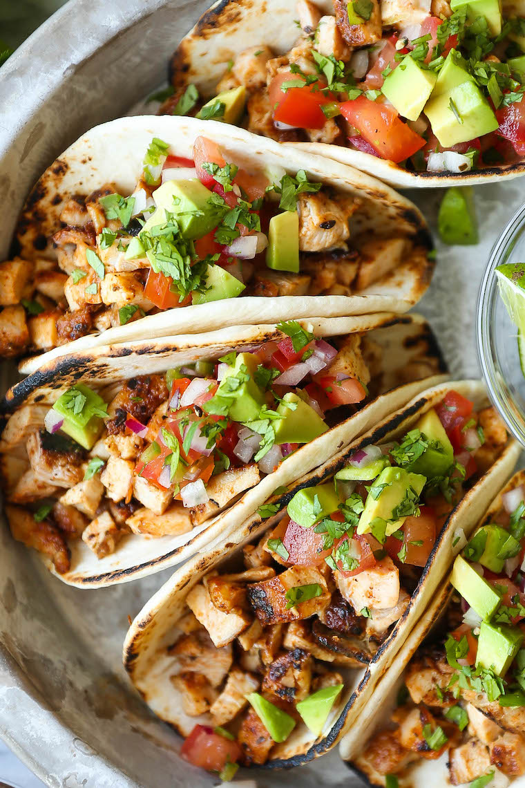 Air Fryer Chicken Tacos